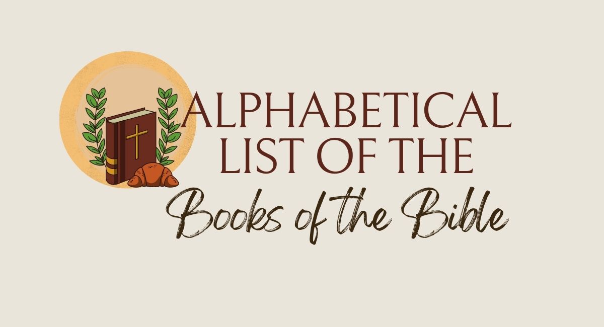 Books of the Bible Alphabetical Listing (with Apocrypha)